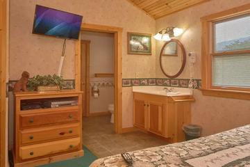 TV in your cabin's third bedroom.